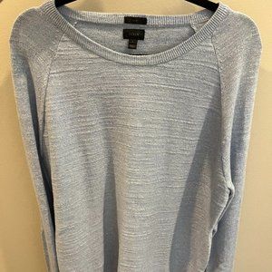 Mens Large JCrew Slim Fit Blue Sweater